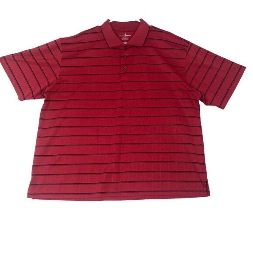 Grand Slam Polo Shirt Golf Short Sleeve Dark Pink Men’s Size 2XLarge